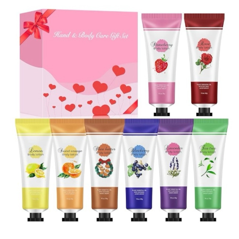 Floral Scented Hand & Body Care Gift Set - Multi-Color